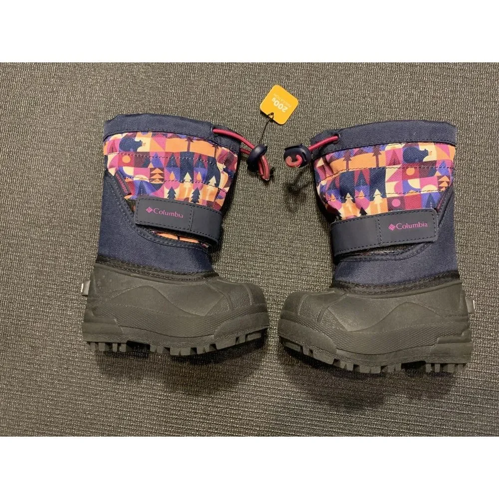 New Columbia Powderbug Plus‎ II Toddler Girls Insulated Waterproof Snow Boots 5